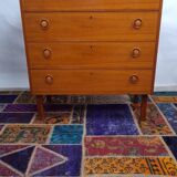 Vintage chest of drawers with 4 drawers in teak – Sweden, 1960