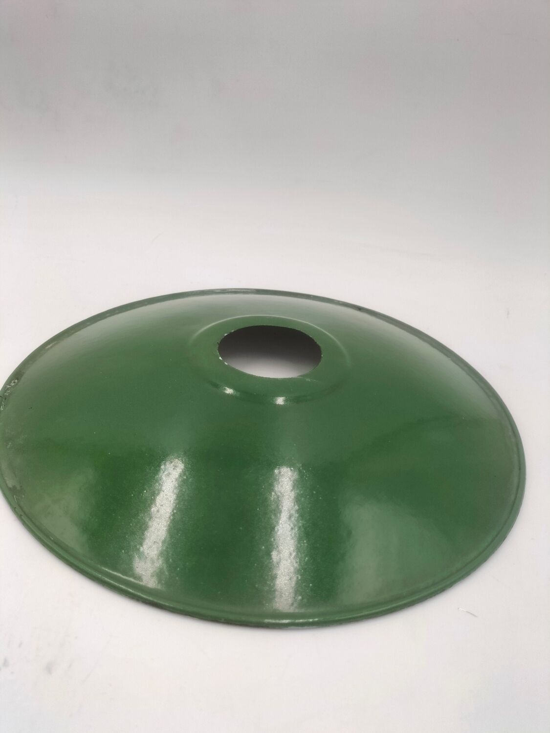4 enameled sheet metal lampshades