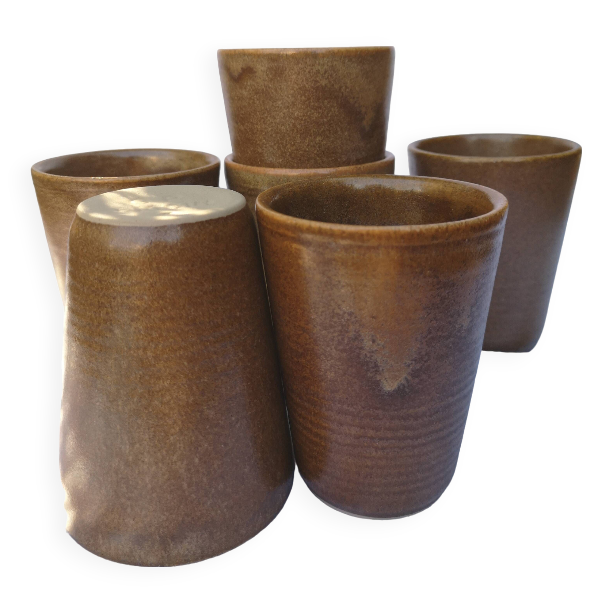 Digoin stoneware mugs