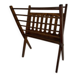 Magazine rack vintage1960 Cees Braakman scandinavia vinyl magazines