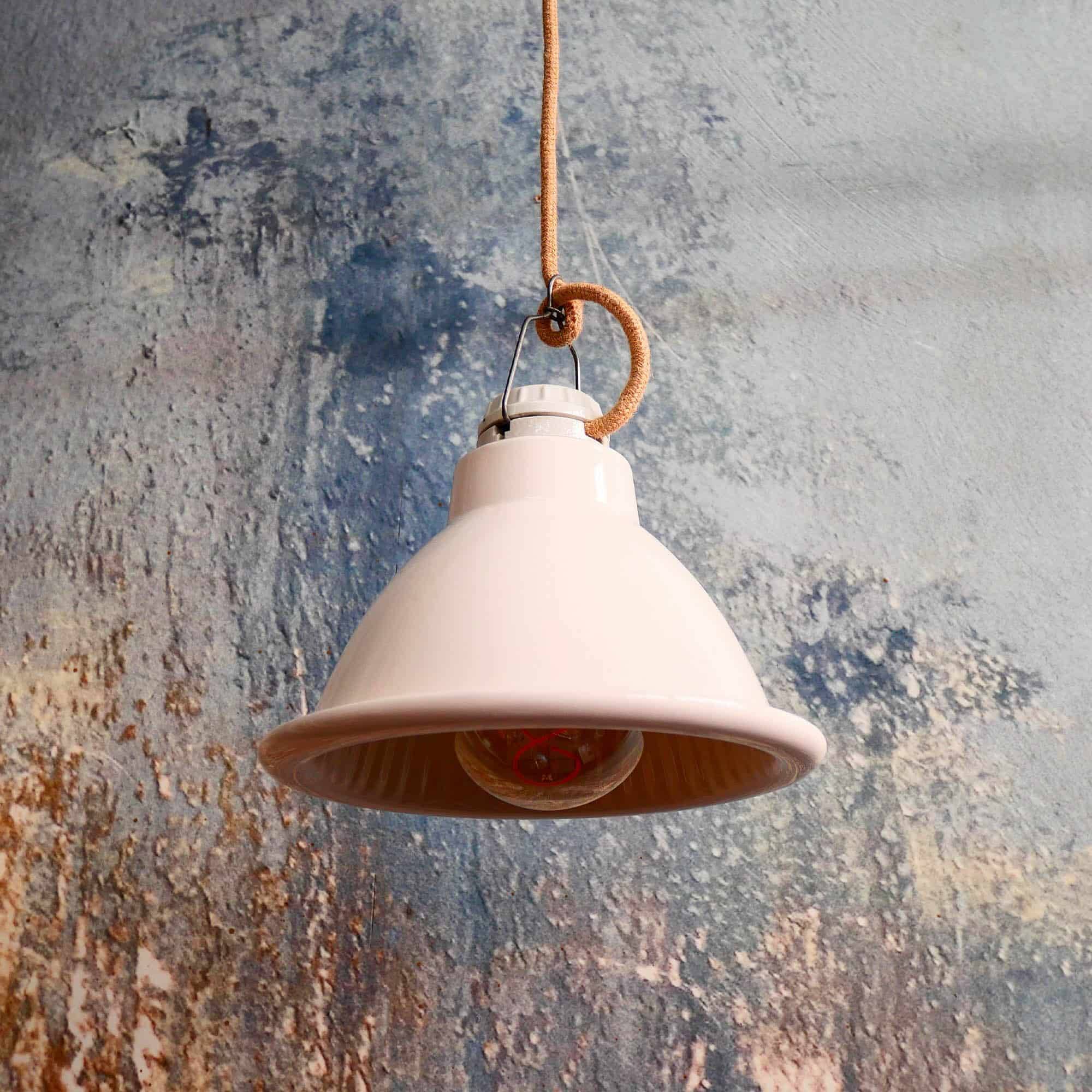 Old ceramic pendant light