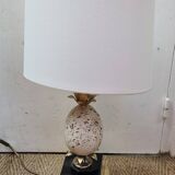 travertine ostrich egg lamp Delmas, 1960