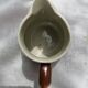 Théière et pots à lait en céramique marron