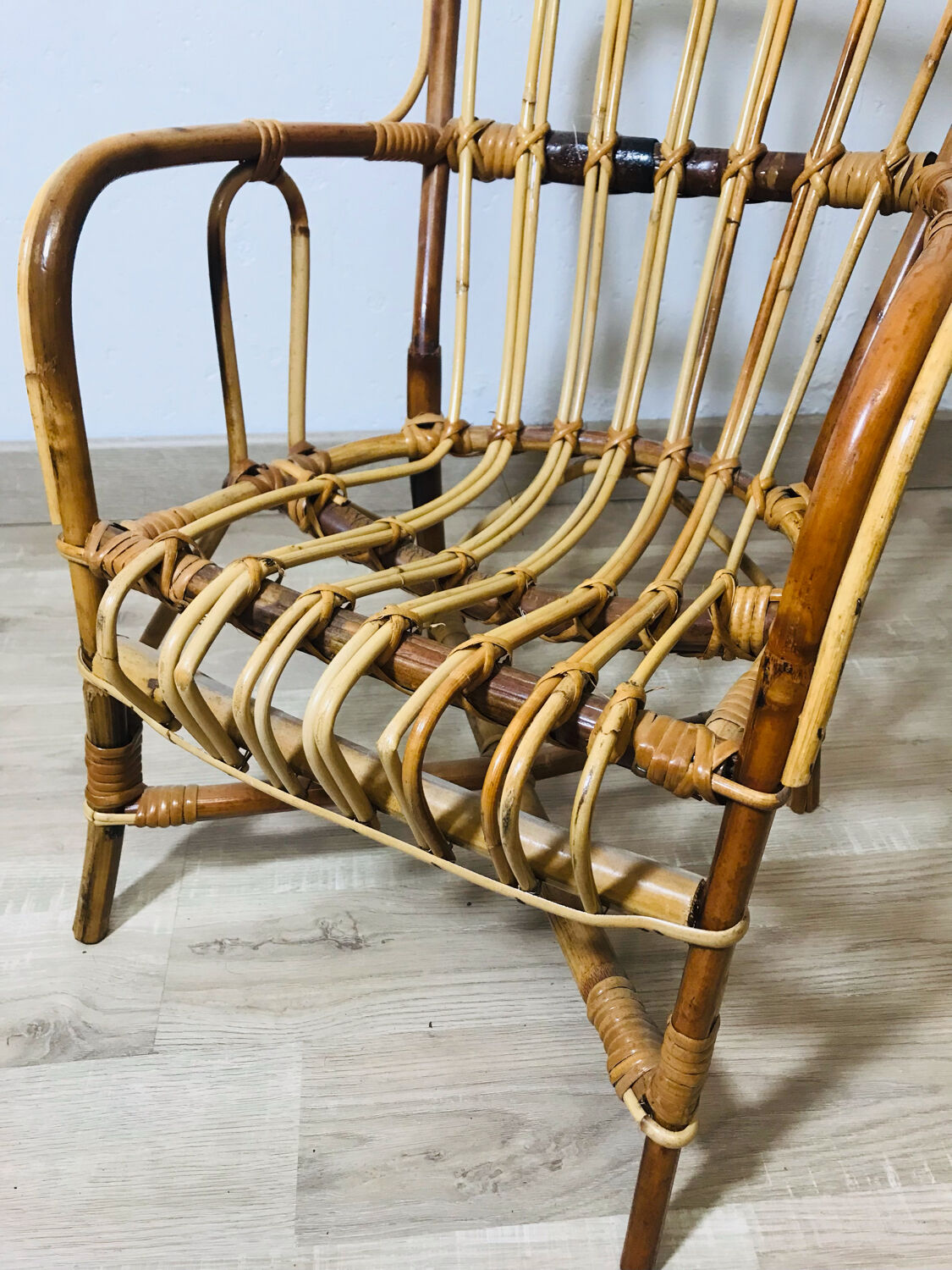 Fauteuil rotin pour enfants