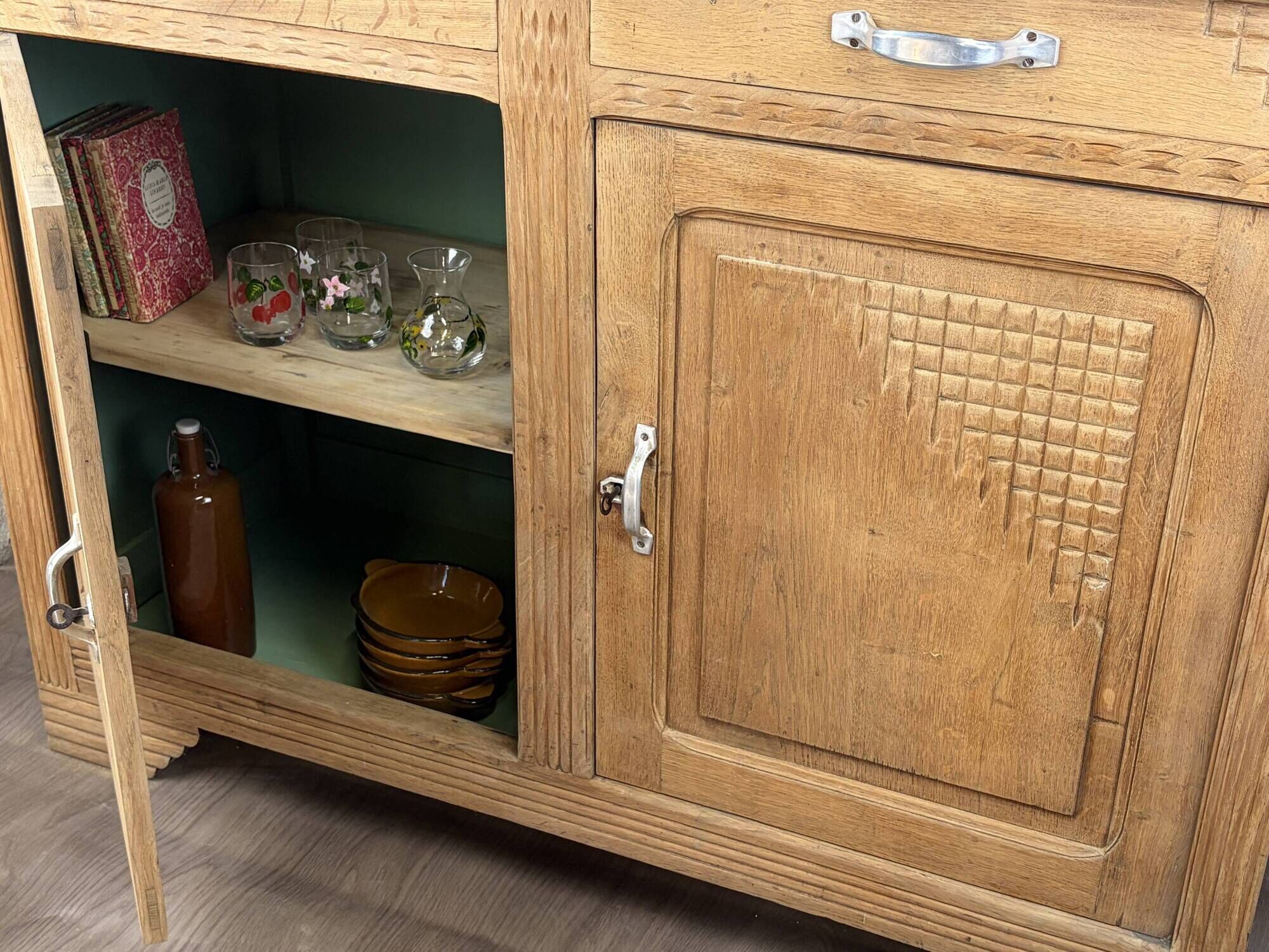 Art Deco oak buffet – 1930s