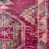 Vintage Turkish  Tribal Runner 355x90 cm veg dye wool rug tribal, handmade