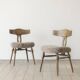 Henning Kjærnulf, solid oak dining chair (pair)