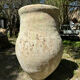 Ancient terracotta pottery jar from the 19th century