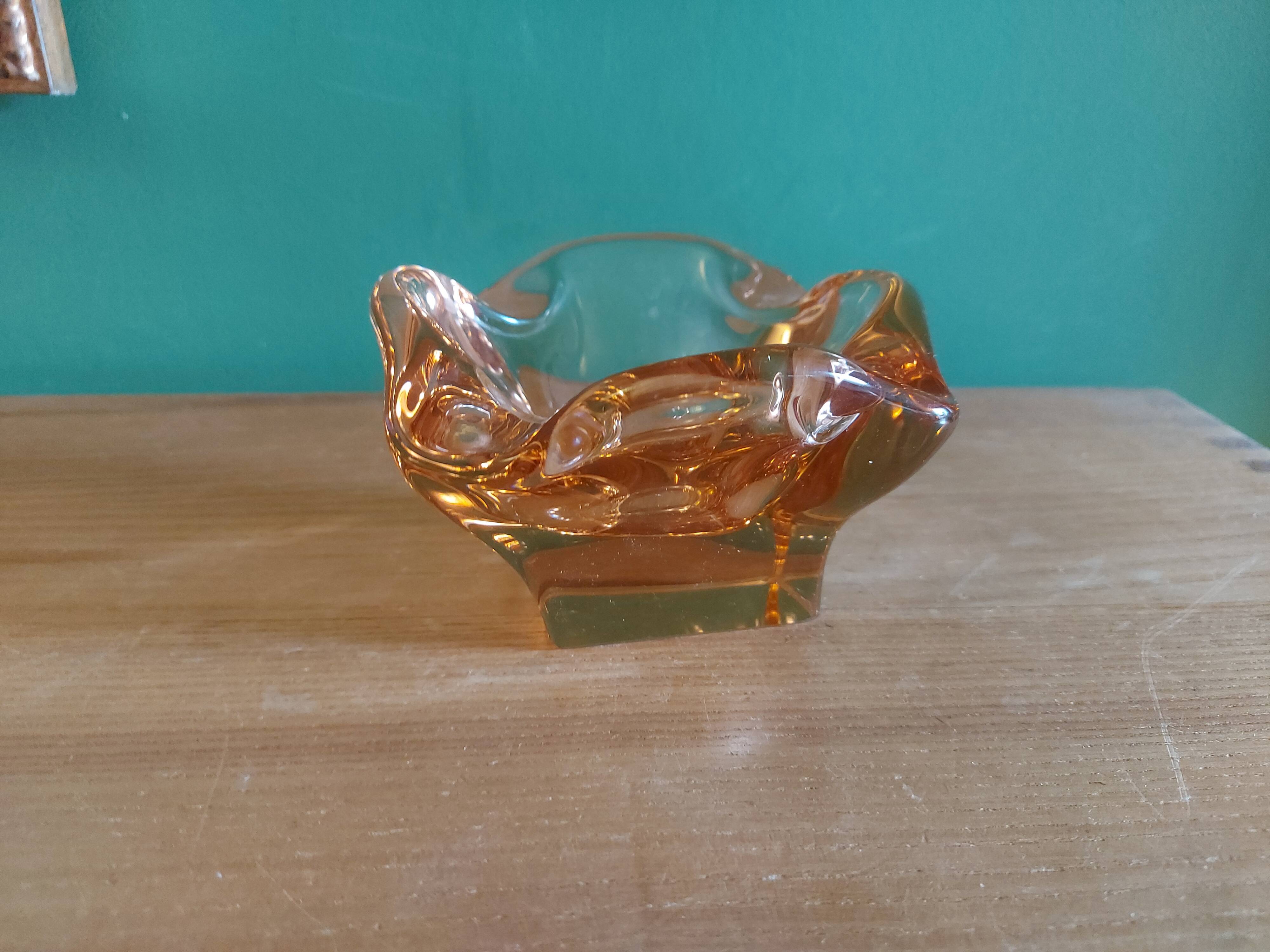 Cendrier vintage en cristal