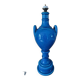 Pol Chambost (1906-1983) - Lamp base in blue crackled ceramic