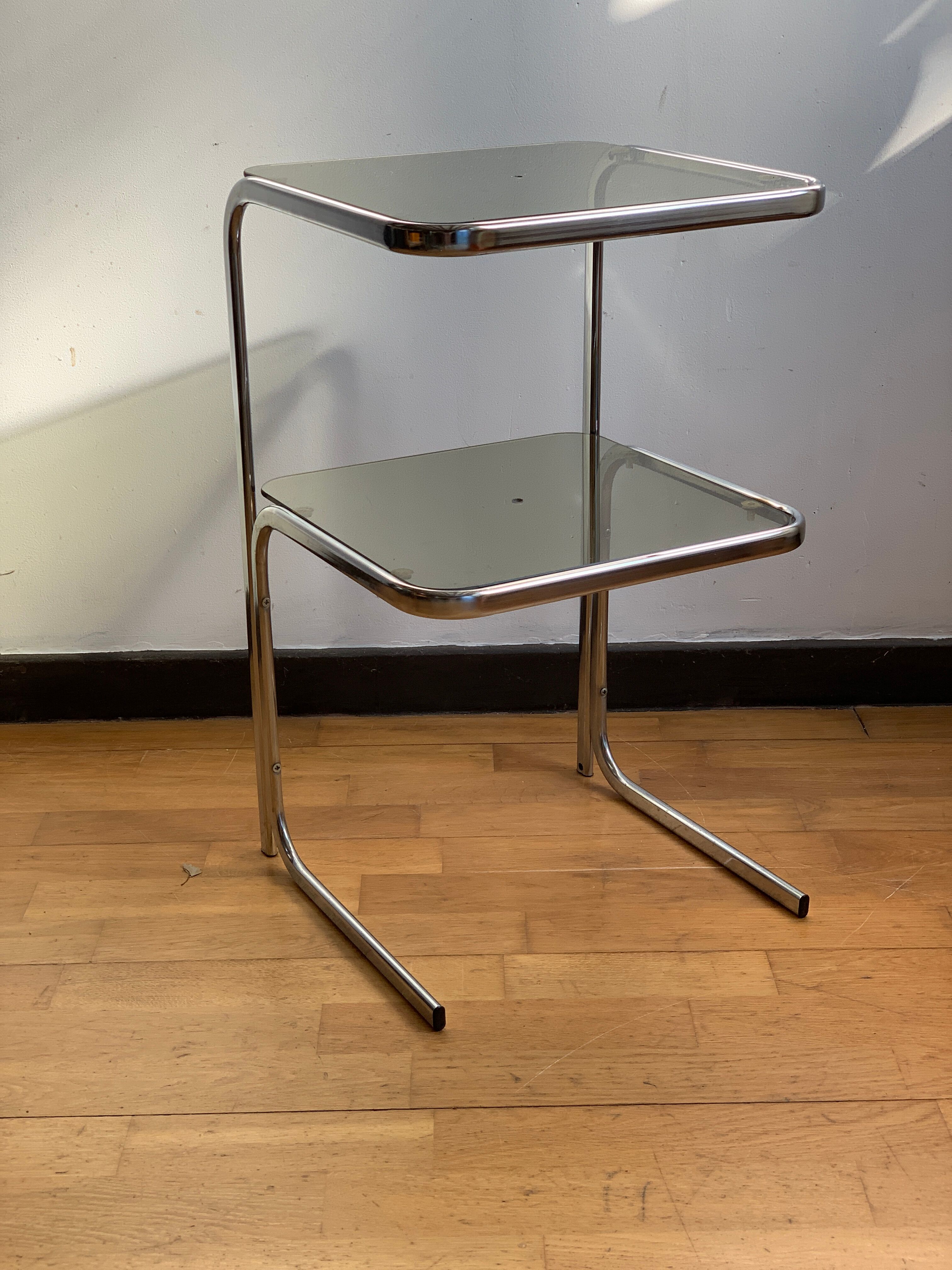 Chrome sofa end