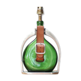 Armagnac Ducastaing bottle lamp and its stirrup, 60s