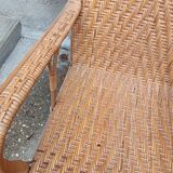 Rattan armchair