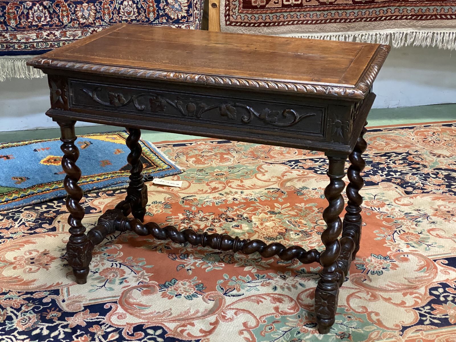 Henry II oak desk from the early 20th century