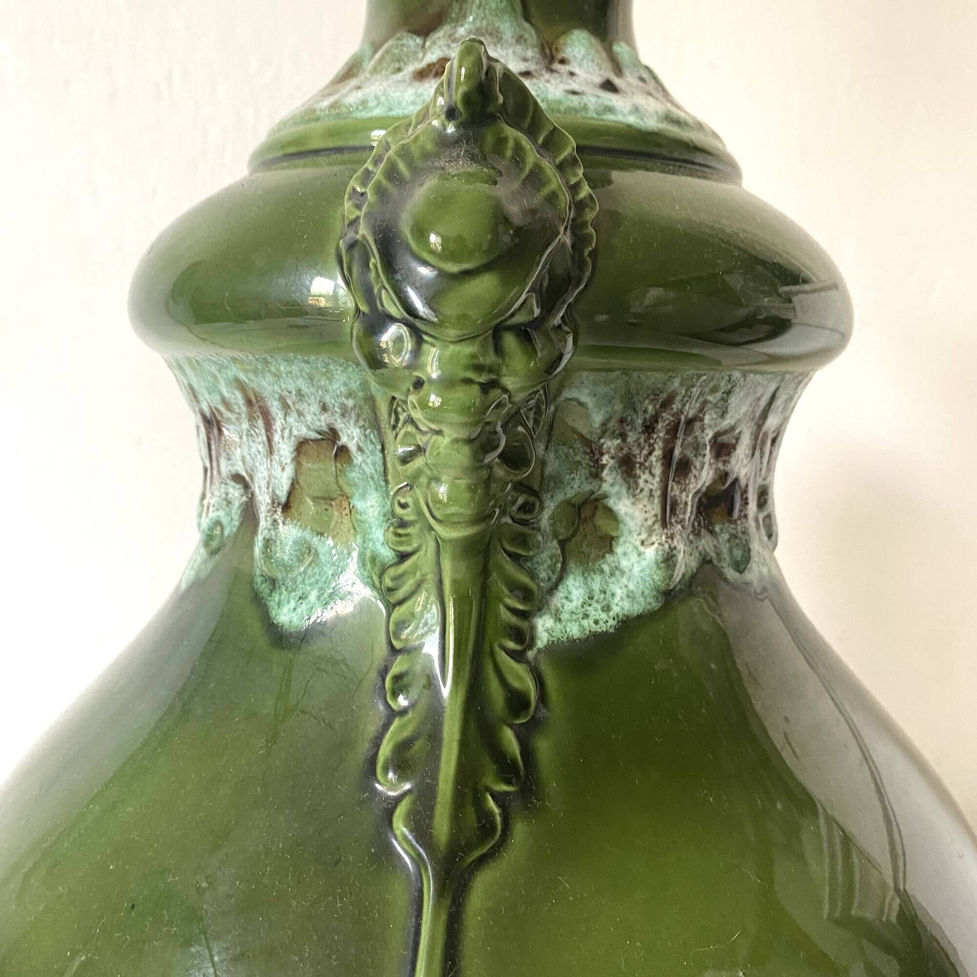 Vintage ceramic lamp base from the 70s