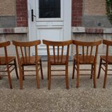 series of 5 luterma bistro chairs