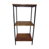 Extended workshop column on metal and wood stand