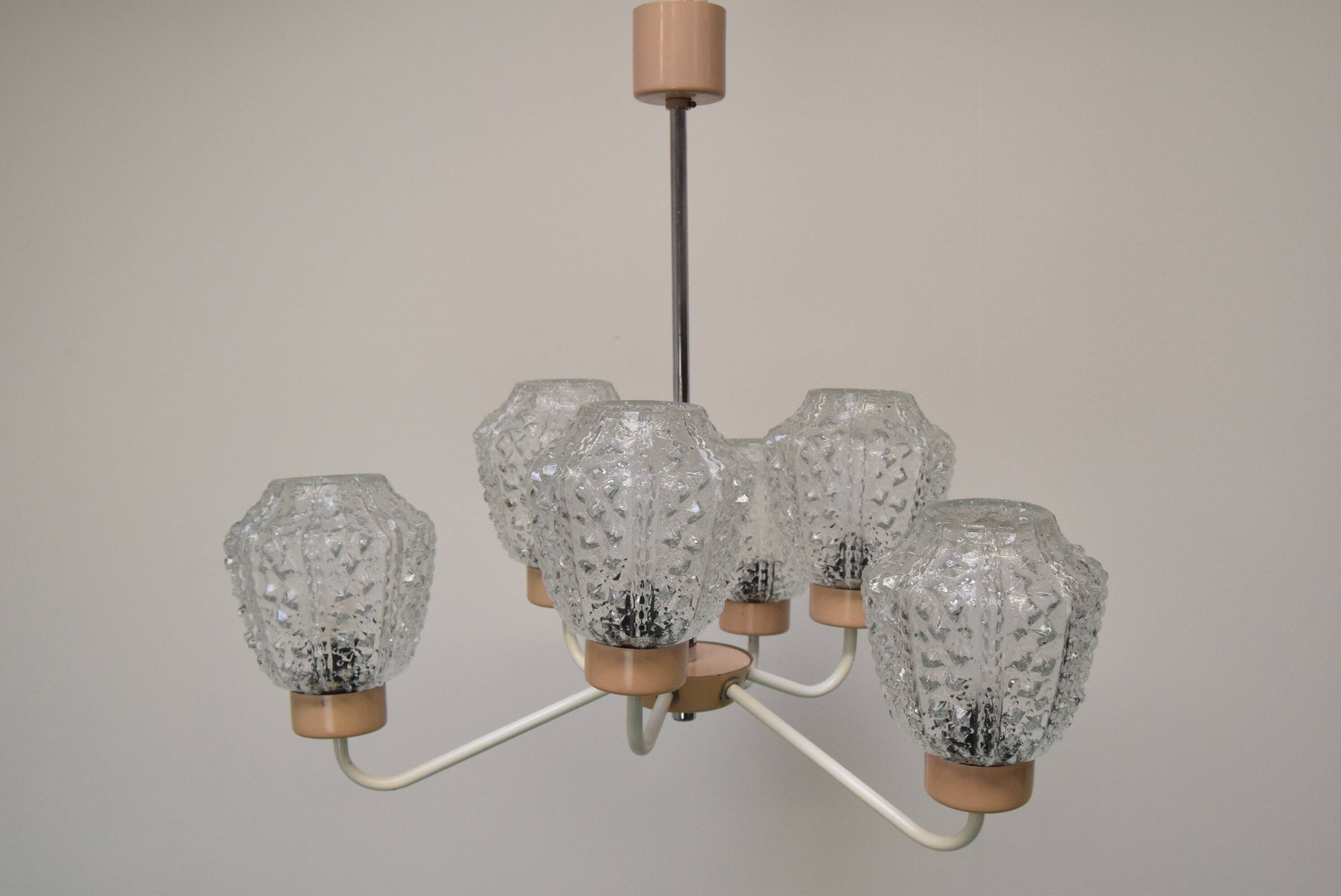 Mid-century Chandelier by Jilové u Děčína, 1970's.