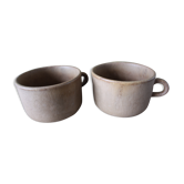 Duo de tasses en grès