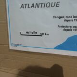 Vintage school map MDI Europe - Second War