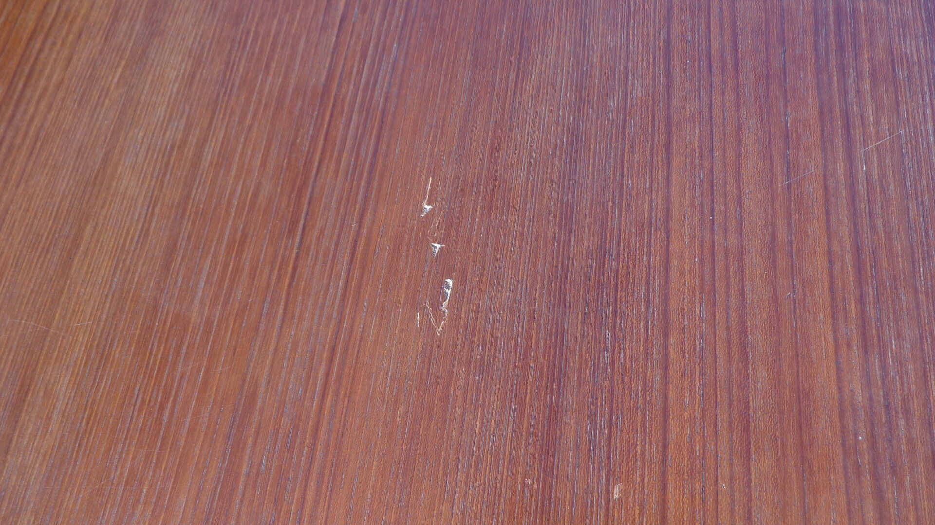 Vintage veneer table