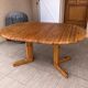Vintage round table in solid pine