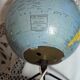 Illuminated terrestrial globe in glass by Girard and Barrère, 1960s - 1/8000