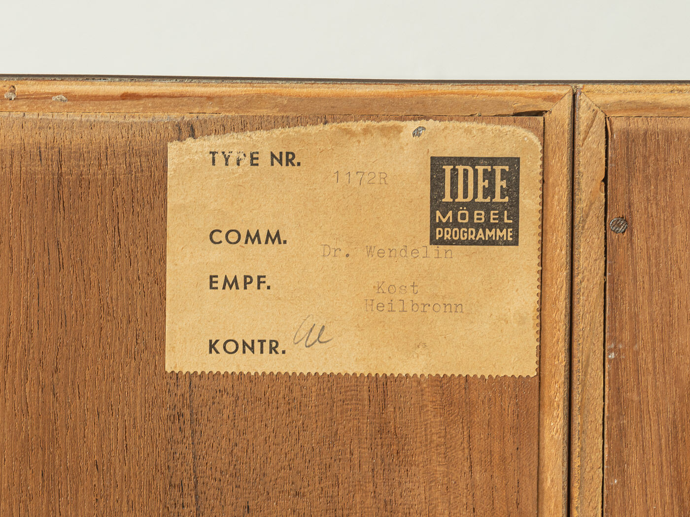 Bibliothèque, Oldenburger Möbelwerkstätten 1950