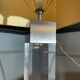 Pair of Plexiglass & Brushed Steel Lamps, Charles Hollis Jones, 1970s