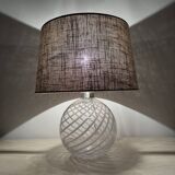 Mid-century design Holmegaard Swirl lamp , 1970s Denmark