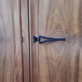 3-door walnut wardrobe