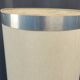 Cylindrical aluminum floor lamp
