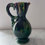 Flamed glaze pitcher