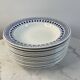 Set of 12 deep plates Sarreguemines Béatrice collection