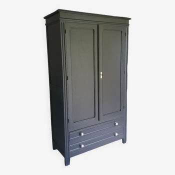 Armoire parisienne en chêne massif