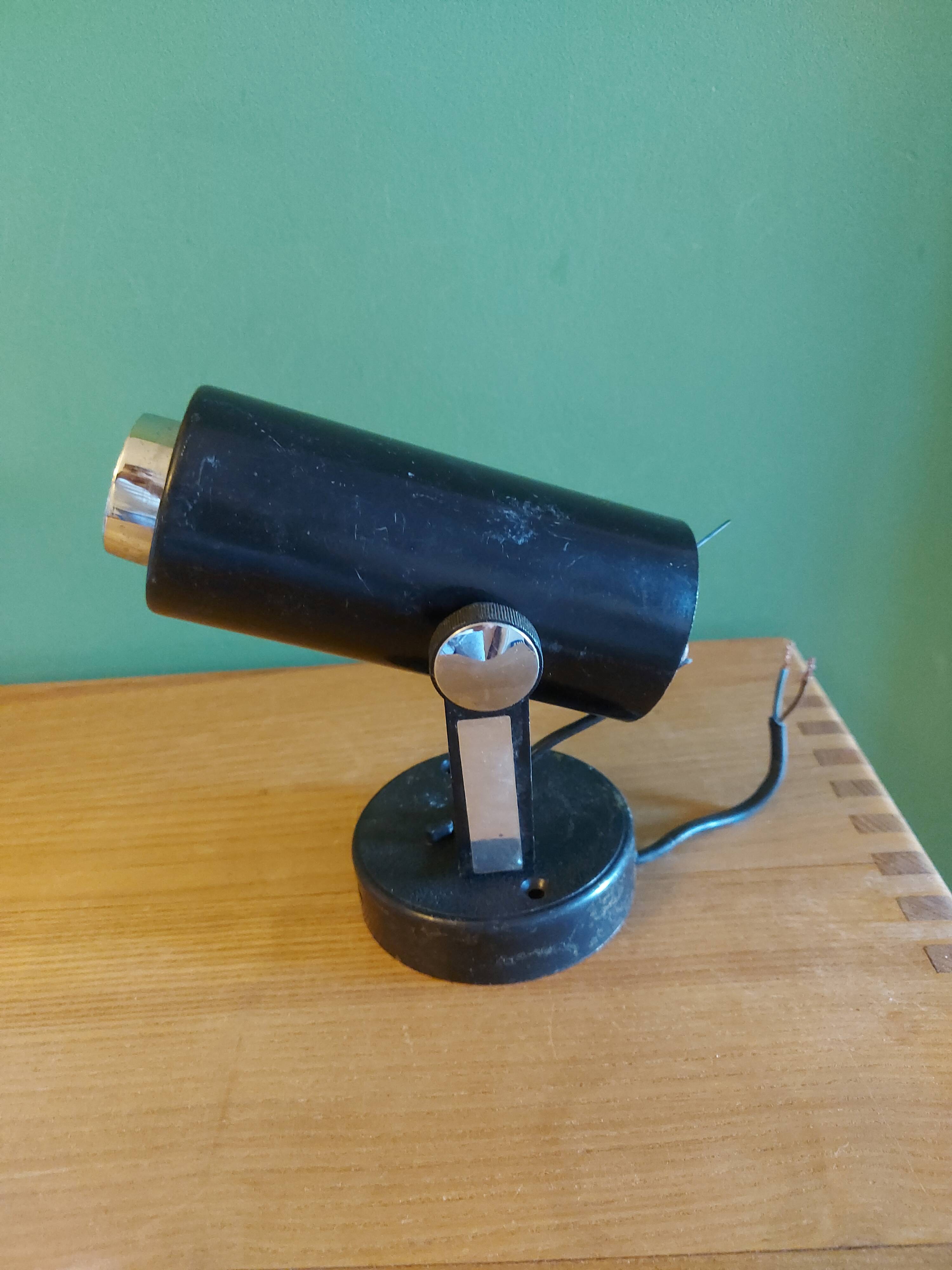 Wall lamp , Vintage spot ( metal and chrome )