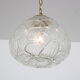 1970s pressed glass hanging lamp