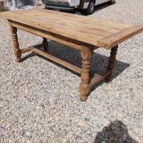 solid oak farmhouse table