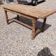 solid oak farmhouse table