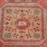 3x11 Vintage Pastel Pink Vintage Runner Rug, 84x335Cm