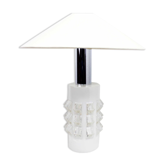 Glass table lamp 1970