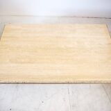 Travertine coffee table