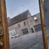 Miroir doré époque restauration 125x92