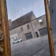 Miroir doré époque restauration 125x92
