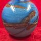 Ball sphere blue art glassware marble style murano de gino vase