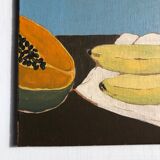 Nature morte sur panneau