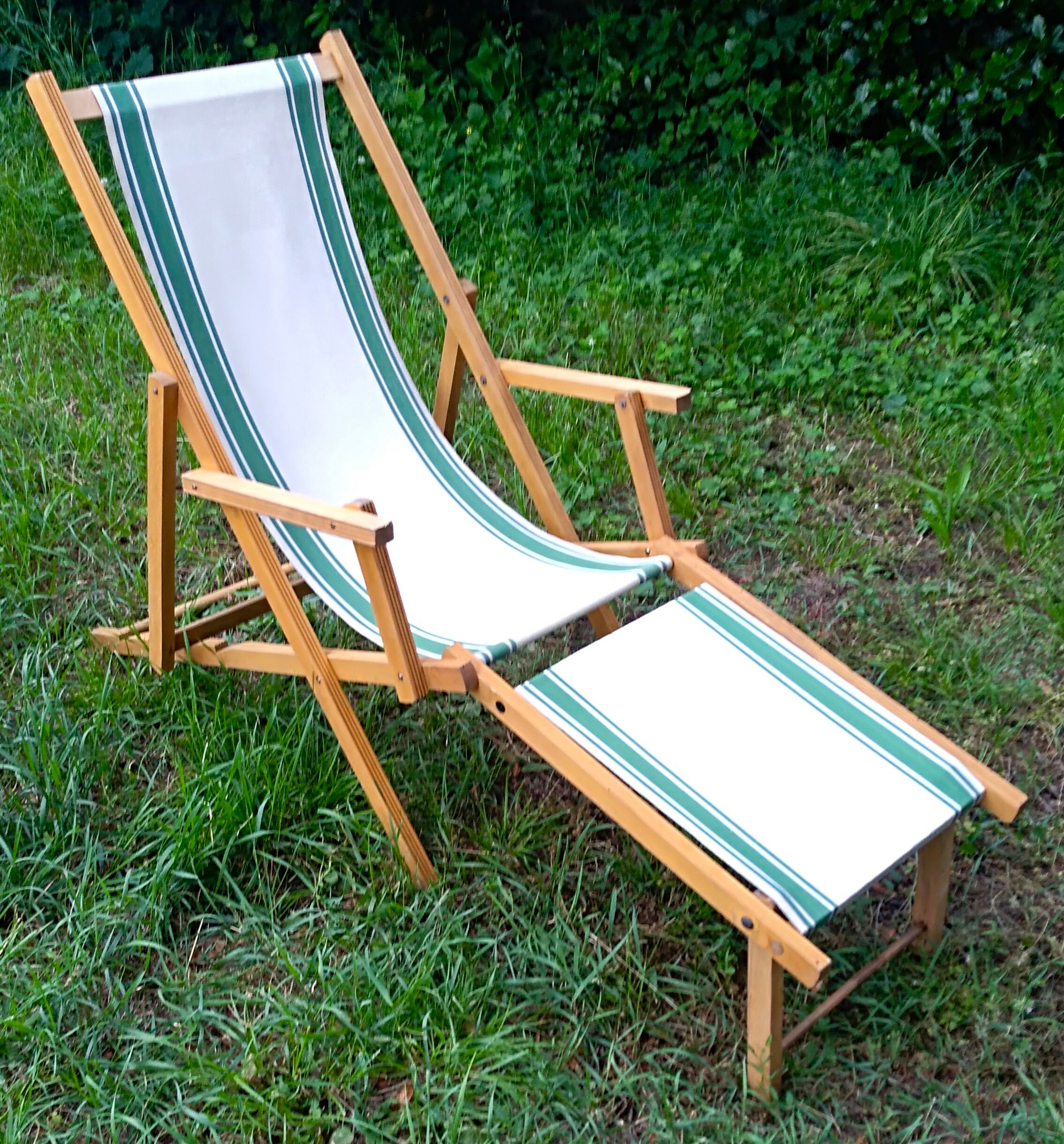 Vintage deckchair