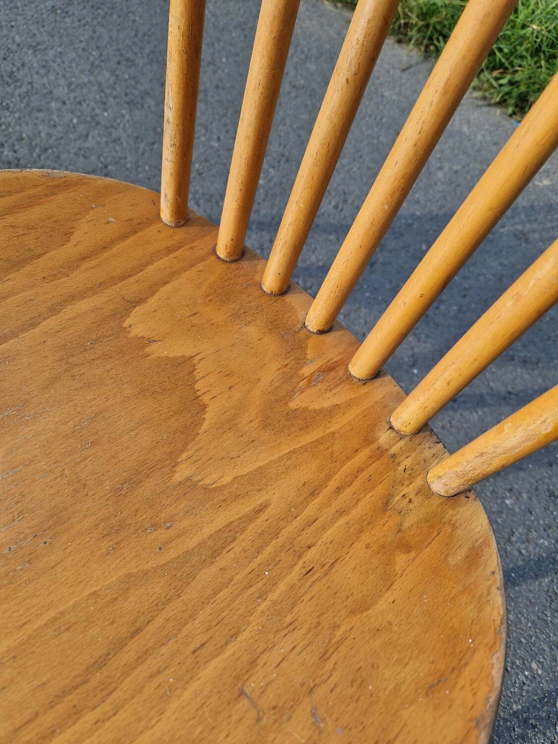 Set of 3 Baumann bistro chairs, Menuet model