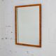 Miroir en "loupe" de bois. france, circa 1970