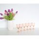 Lot of 6 glass wine in pink glass, Rosaline, from the brand Arcoroc